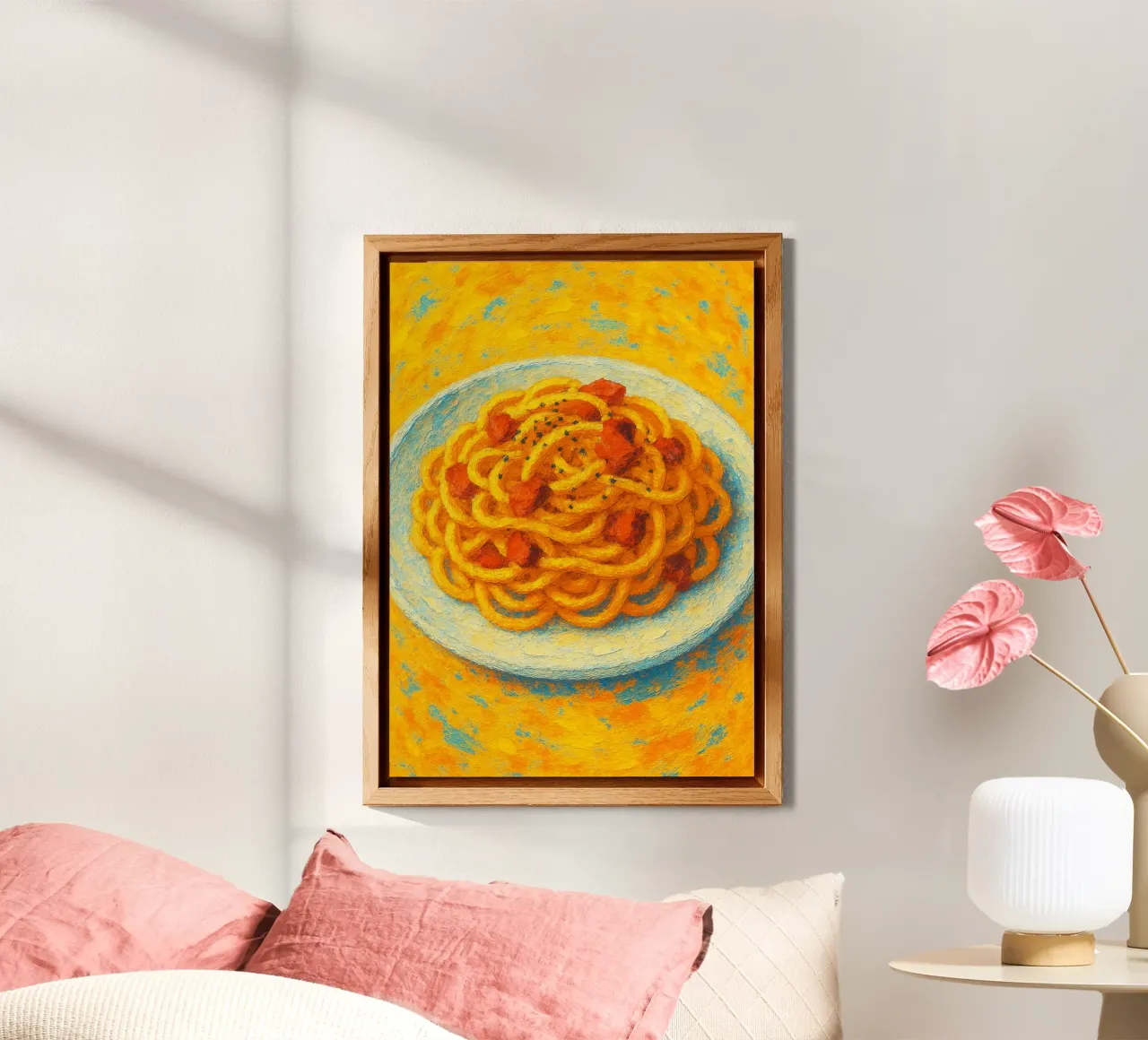carbonara imaginación abstracta a todo color aluminio dibond de ameera