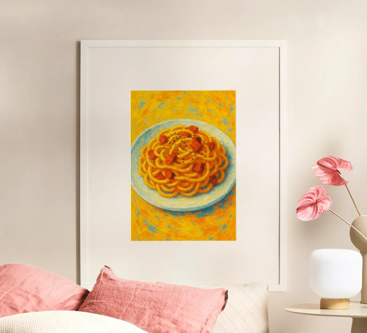 carbonara imaginación abstracta a todo color hahnemühle de ameera