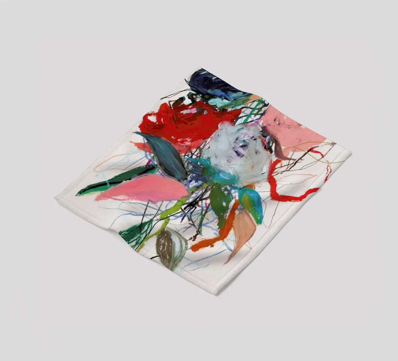 Rosenotes No 3 coperta in pile da Leigh Viner