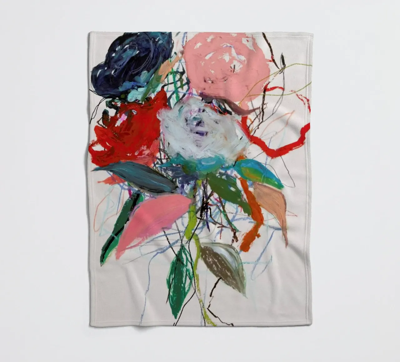 Rosenotes No 3 coperta in pile da Leigh Viner