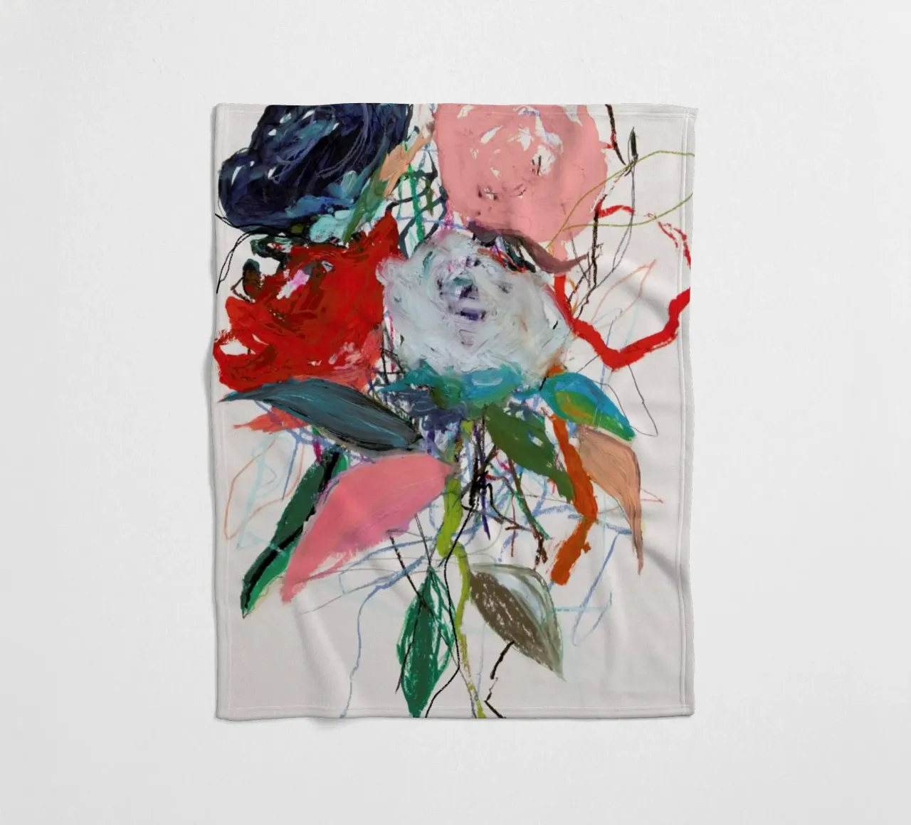 Rosenotes No 3 coperta in pile da Leigh Viner