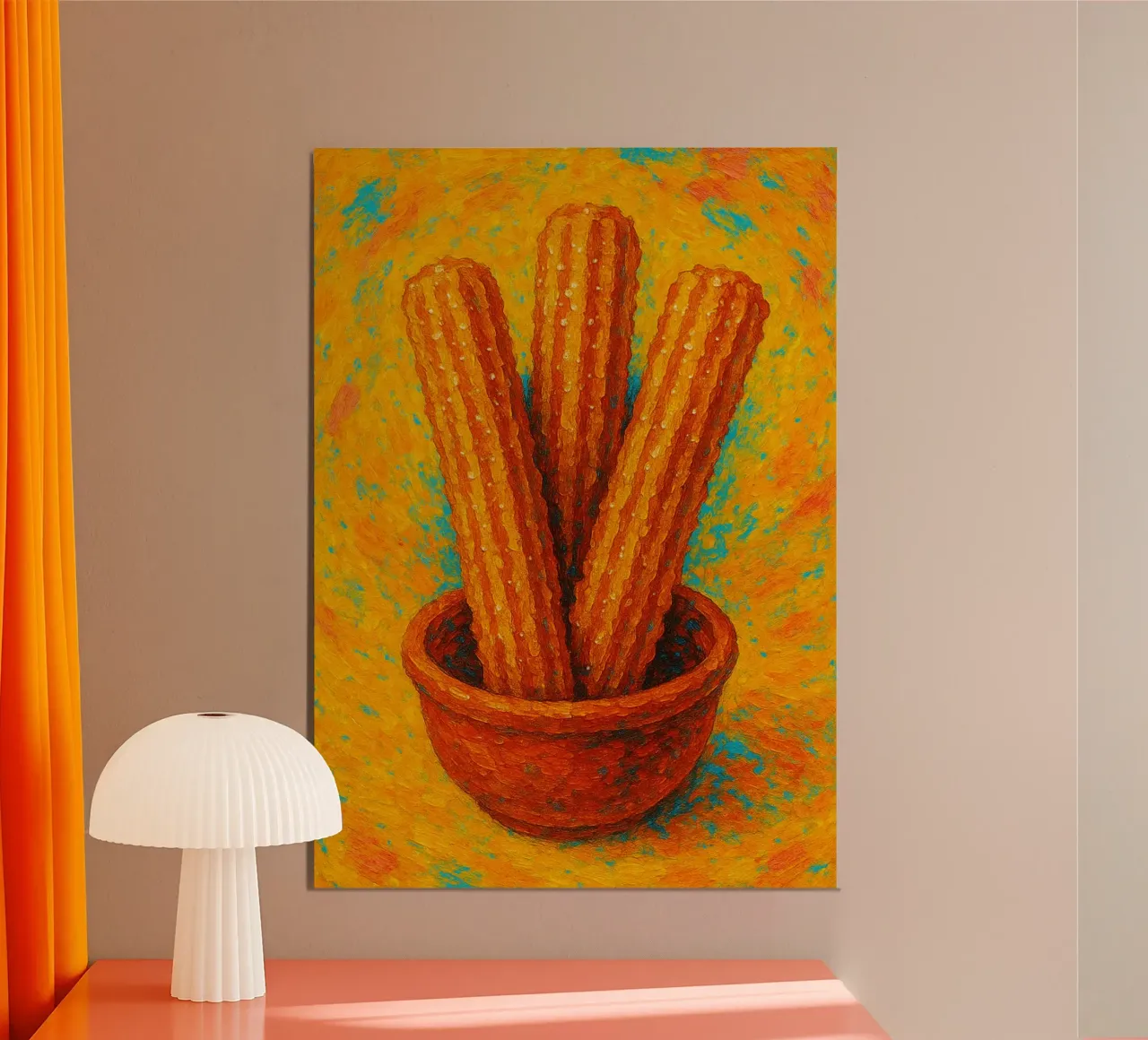 churros imaginación abstracta a todo color hahnemühle de ameera