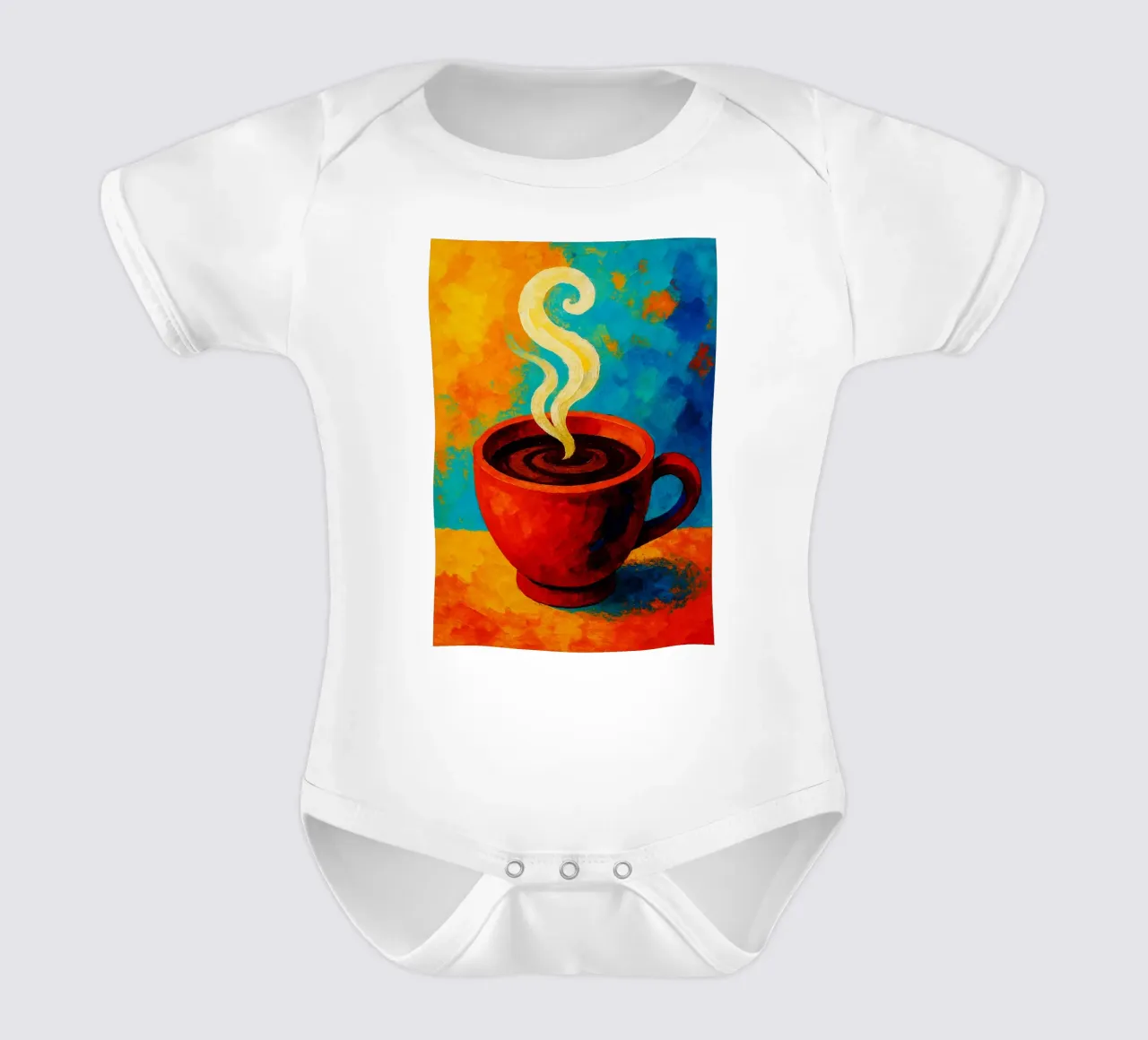 café imaginación abstracta a todo color body de bebé de ameera