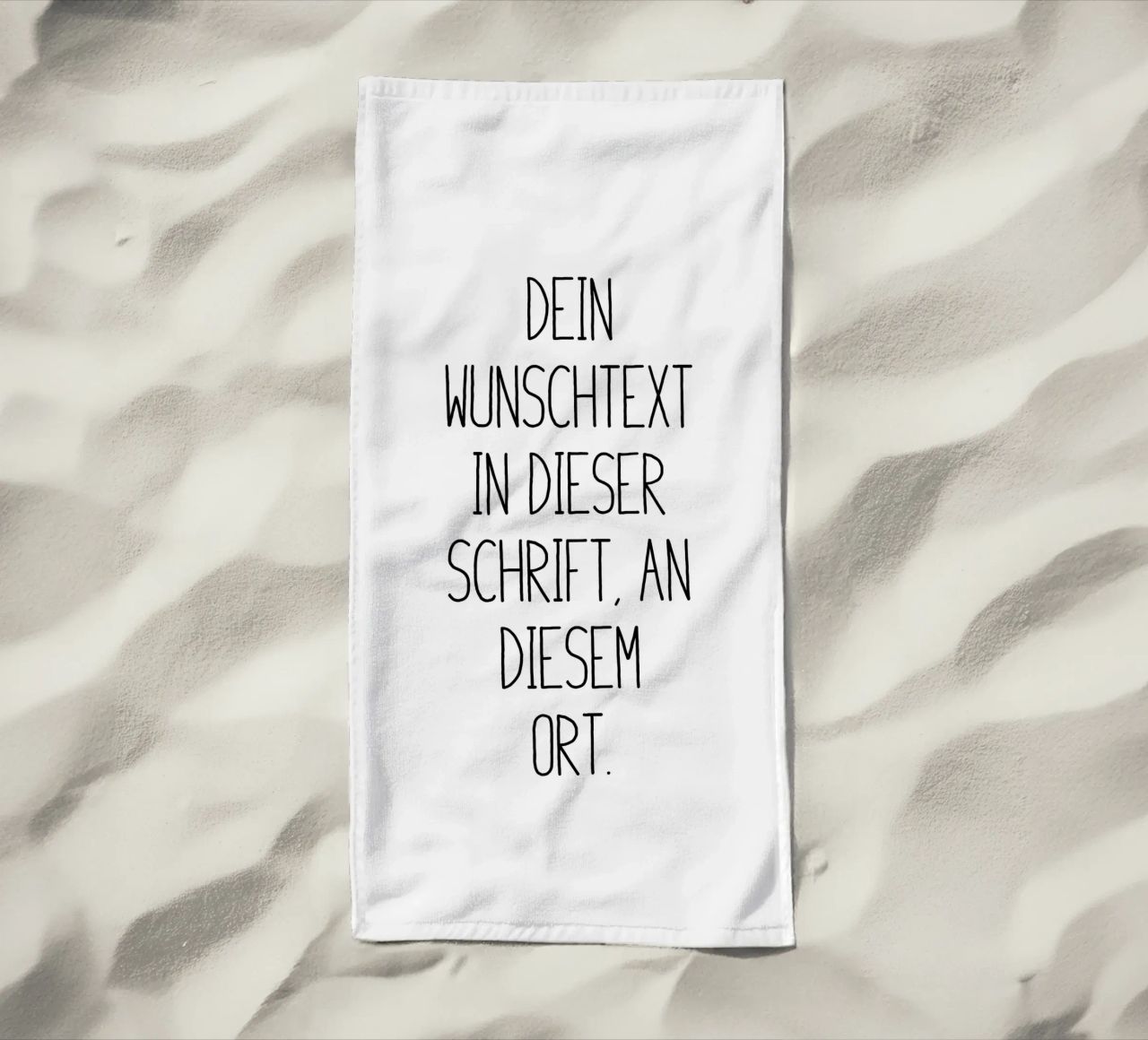 Wunschtext in schwarz weiß telo mare da WORTSPIEL