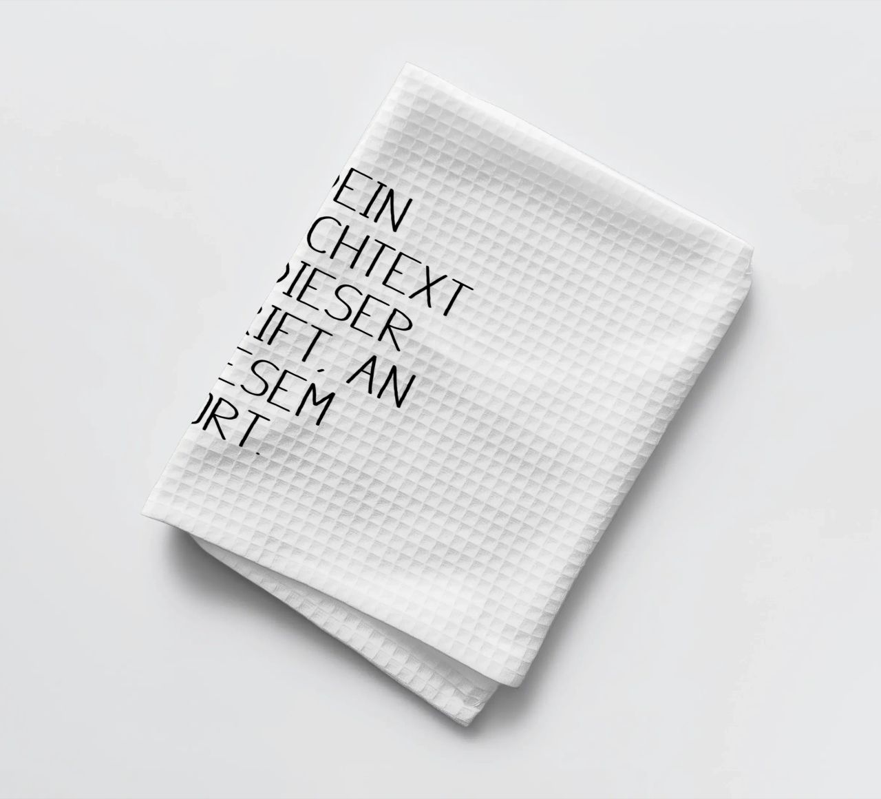 Wunschtext in schwarz weiß canovaccio da cucina da WORTSPIEL
