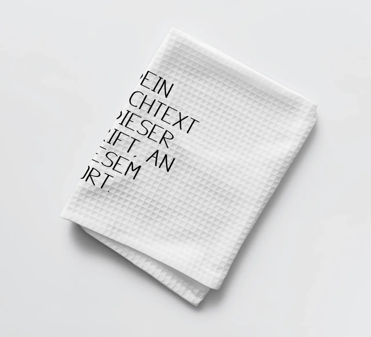 Wunschtext in schwarz weiß torchon de WORTSPIEL