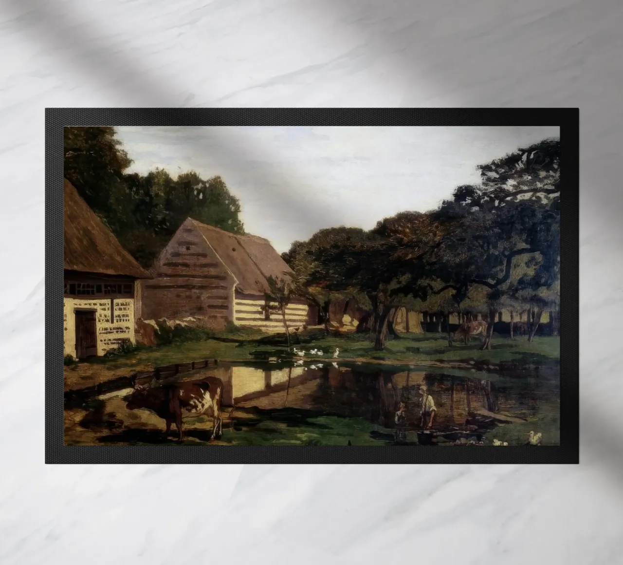 Claude Monet Un'aia in Normandia zerbino da clay bobby