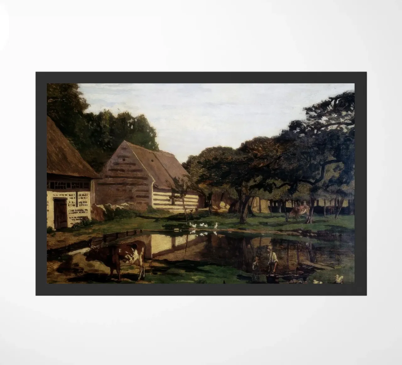 Claude Monet Un'aia in Normandia zerbino da clay bobby