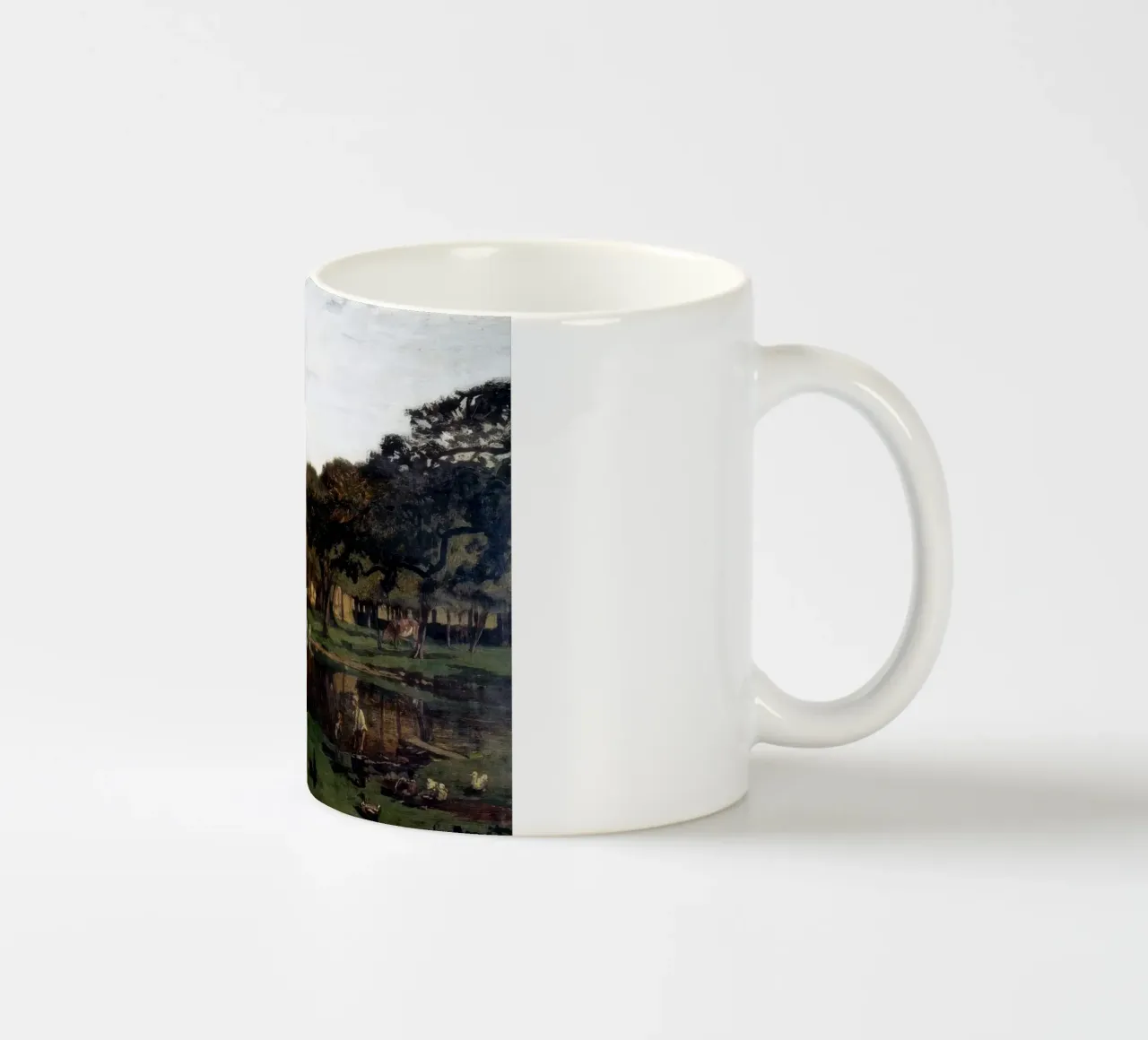 Claude Monet Un'aia in Normandia tazza in ceramica da clay bobby