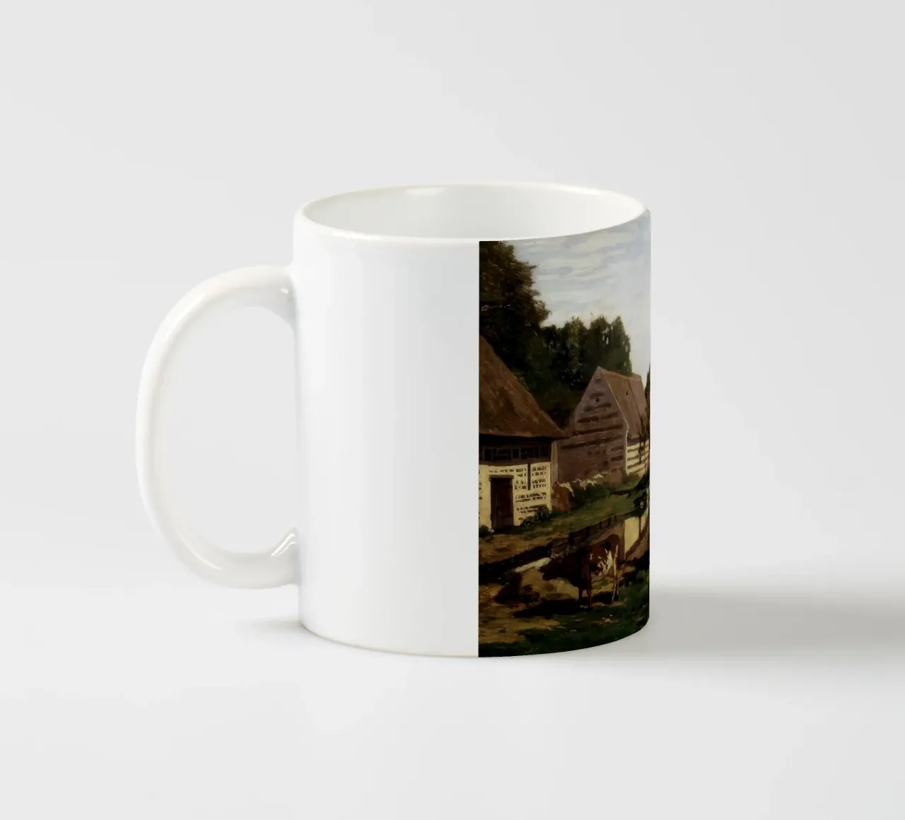Claude Monet Un'aia in Normandia tazza in ceramica da clay bobby