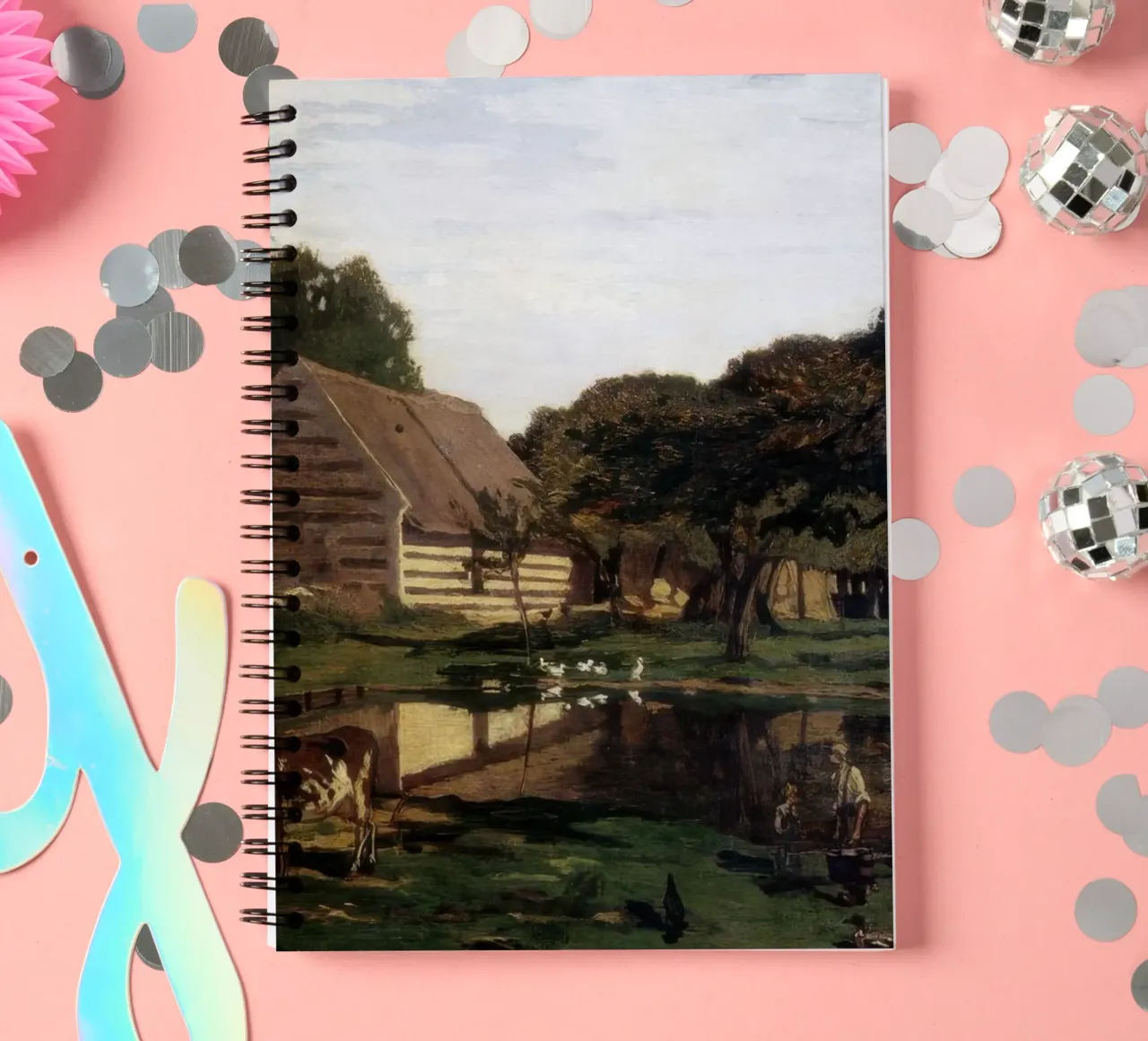 Claude Monet Un'aia in Normandia diario ad anelli da clay bobby