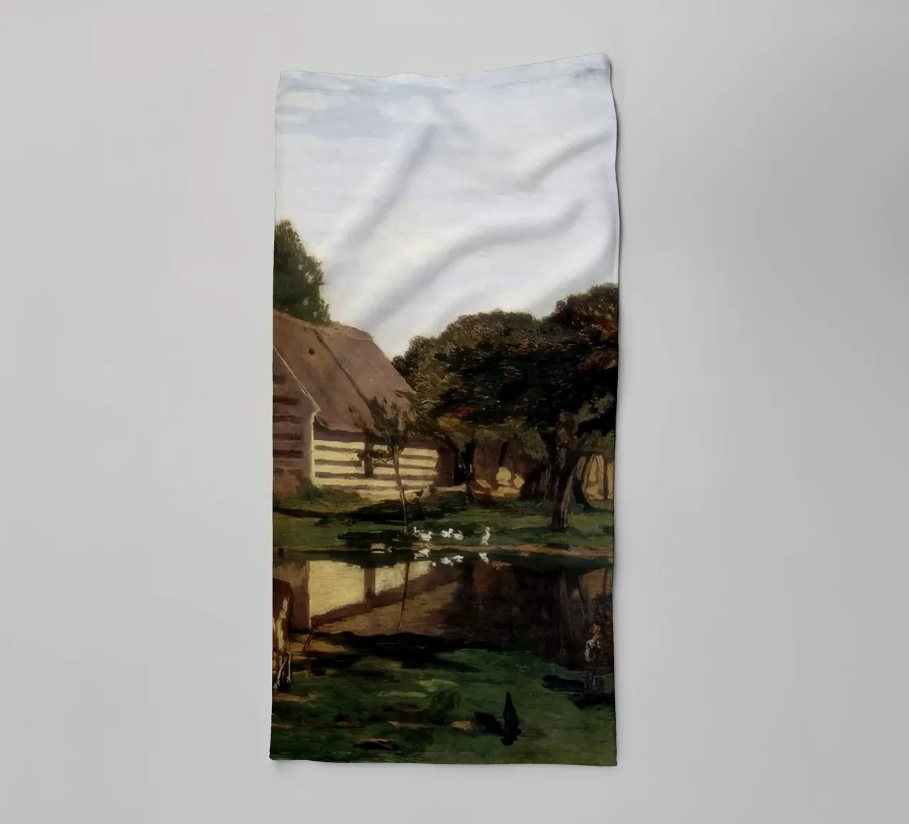 Claude Monet Un'aia in Normandia asciugamano da bagno da clay bobby