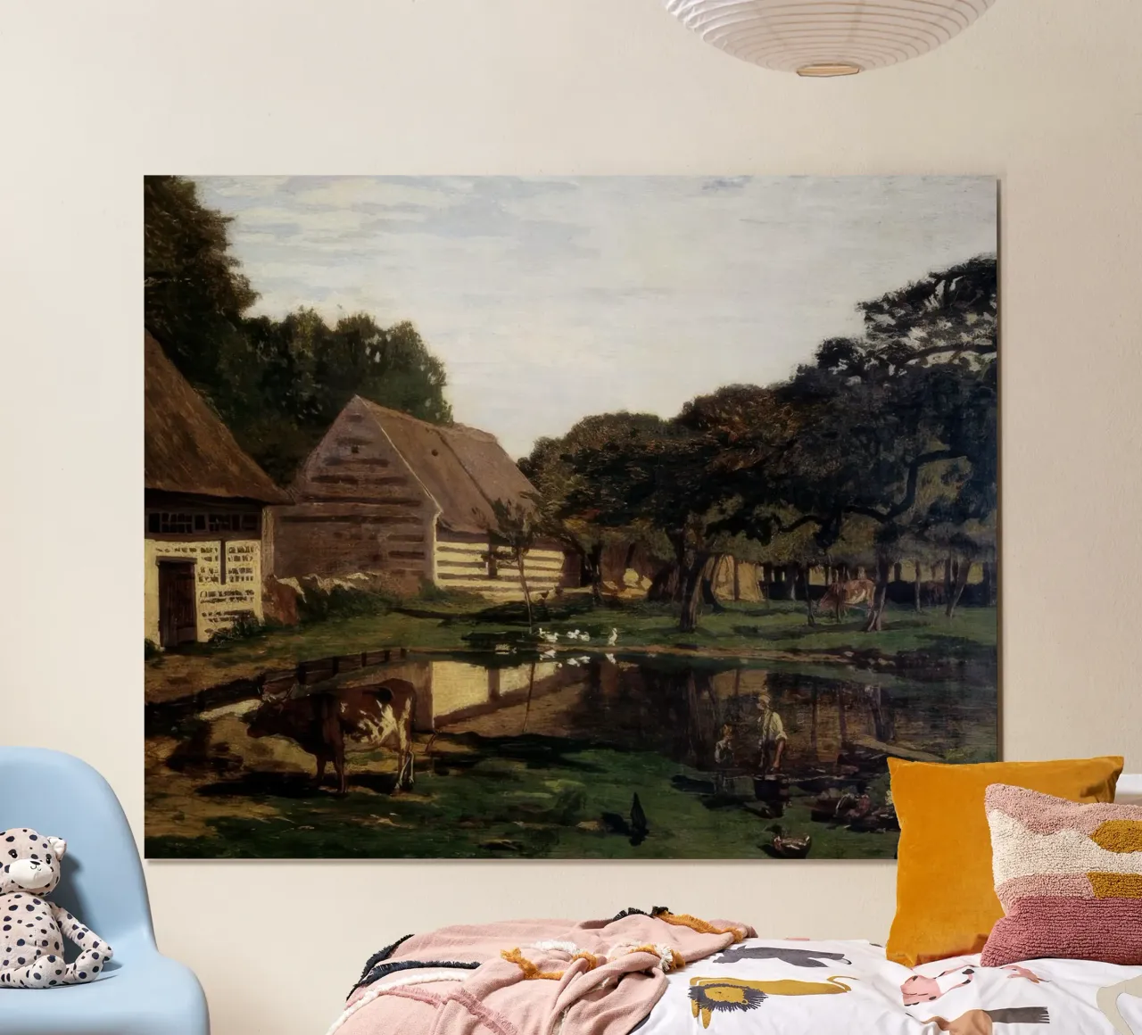Claude Monet Un'aia in Normandia carta hahnemühle da clay bobby