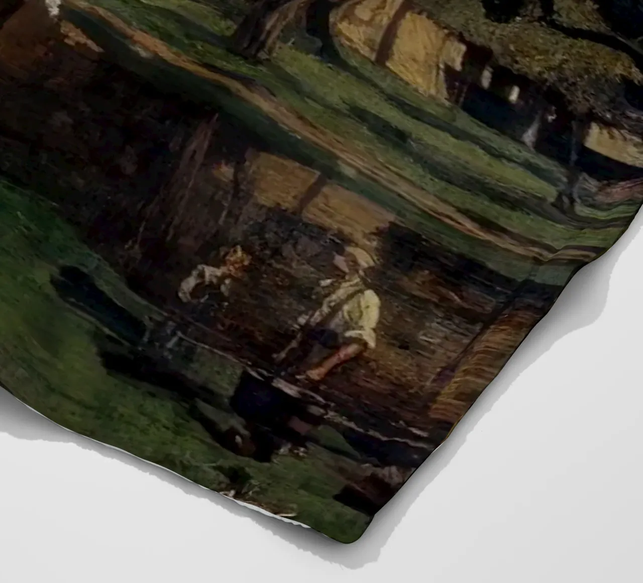 Claude Monet Un'aia in Normandia coperta in pile da clay bobby