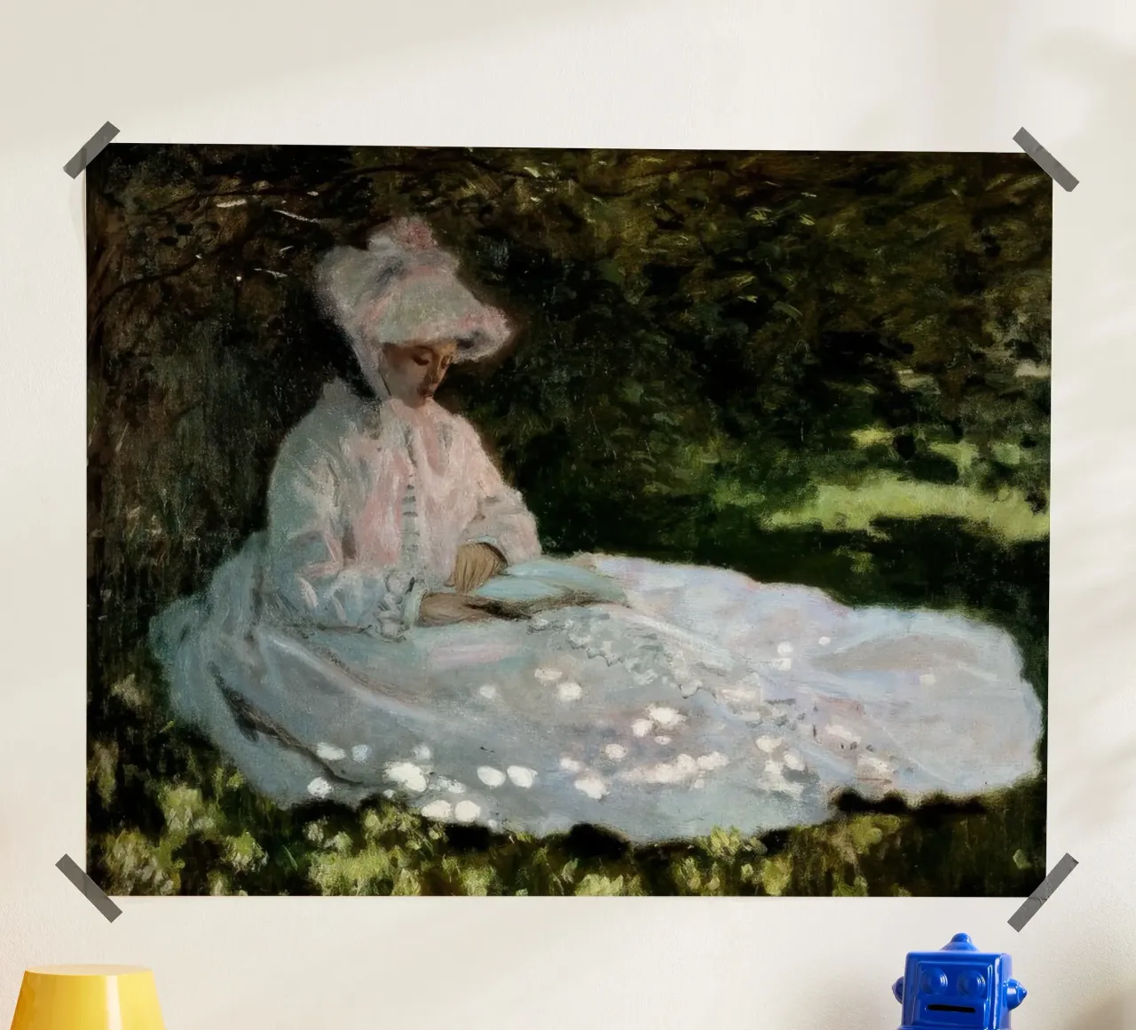 Claude Monet Una donna carta hahnemühle da clay bobby