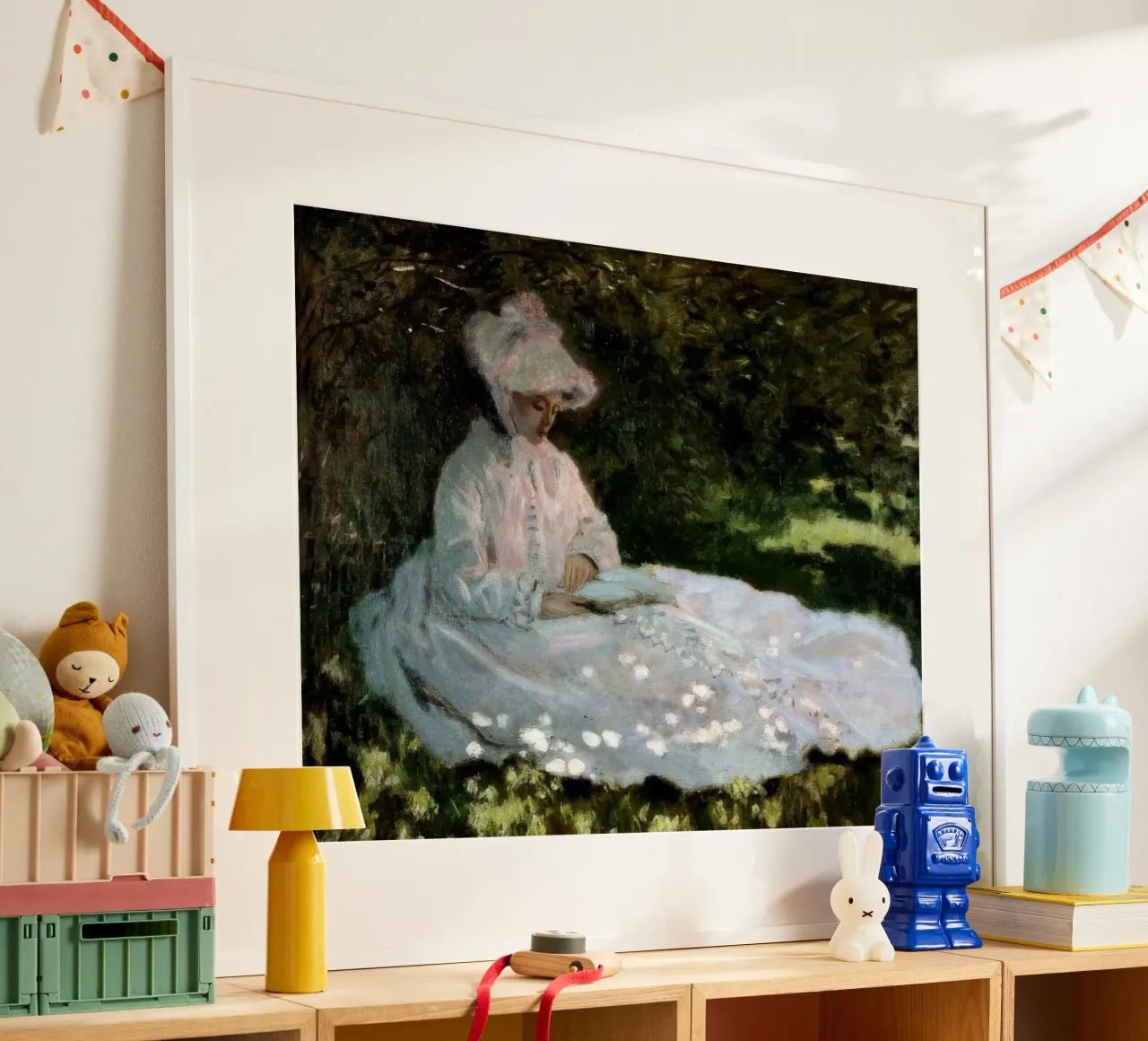 Claude Monet Una donna carta hahnemühle da clay bobby