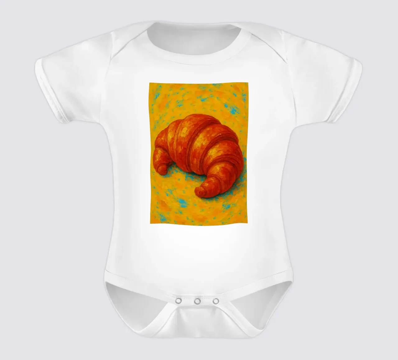 Croissant abstracto imaginación a todo color body de bebé de ameera