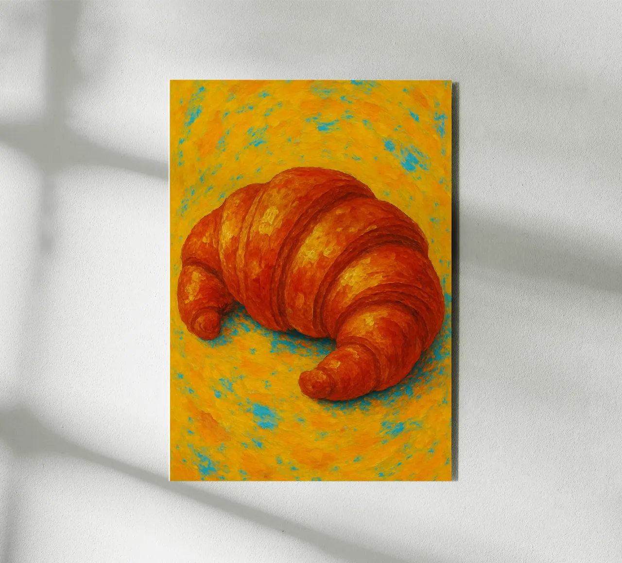 Croissant abstracto imaginación a todo color placa de forex de ameera