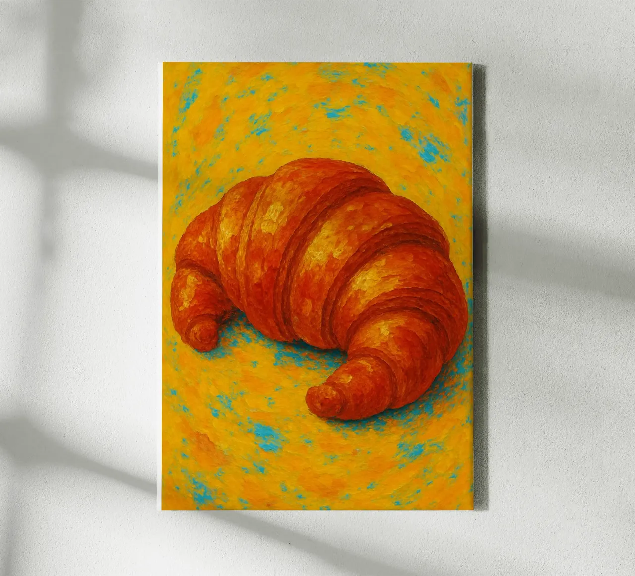 Croissant abstract imagination full color canvas by ameera