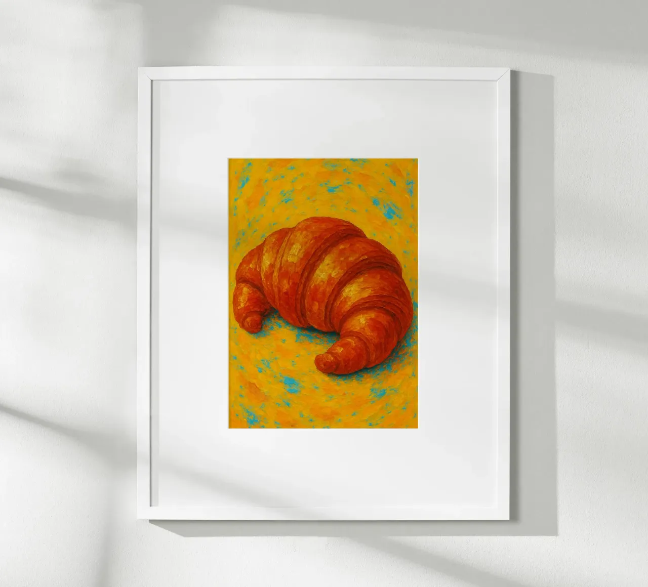 Croissant abstracto imaginación a todo color hahnemühle de ameera