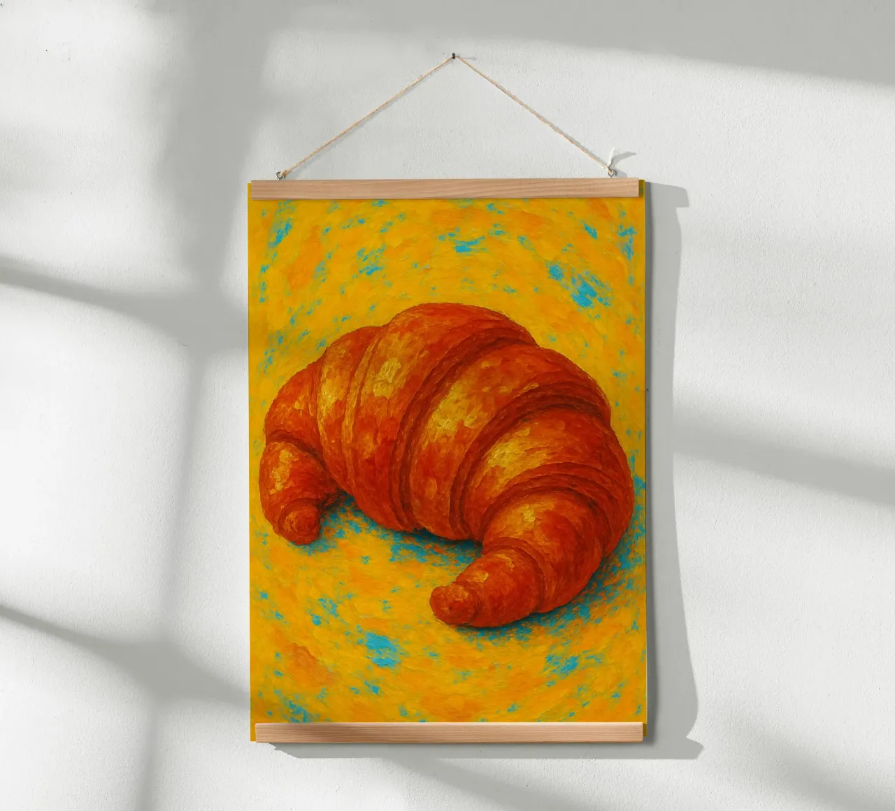 Croissant abstracto imaginación a todo color hahnemühle de ameera