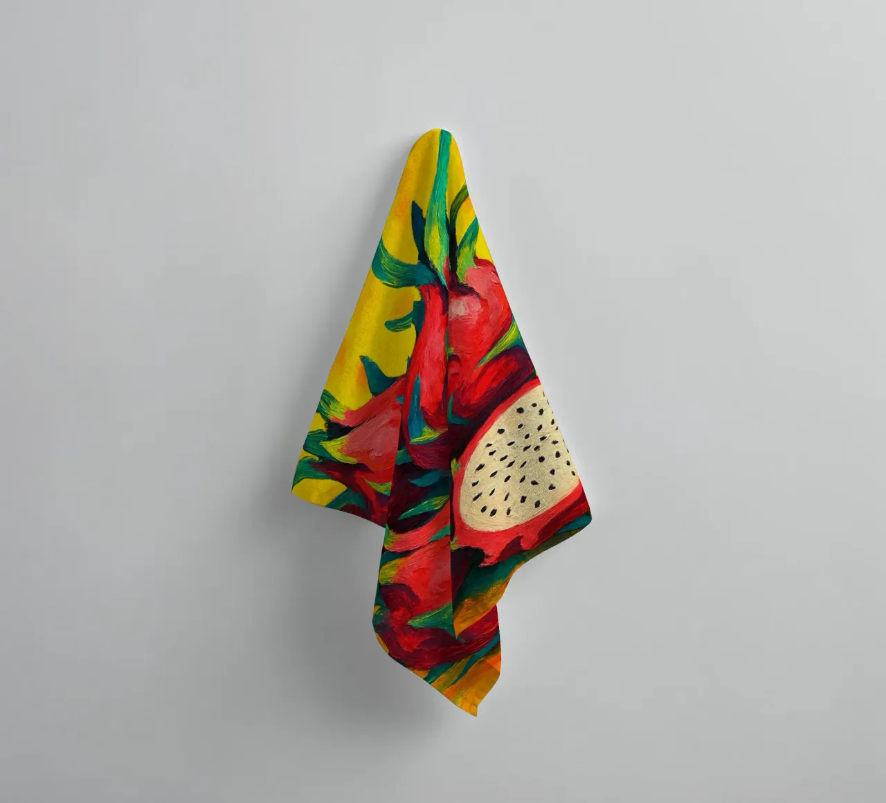 Drachenfrucht abstrakte Phantasie voller Farbe Handtuch von ameera