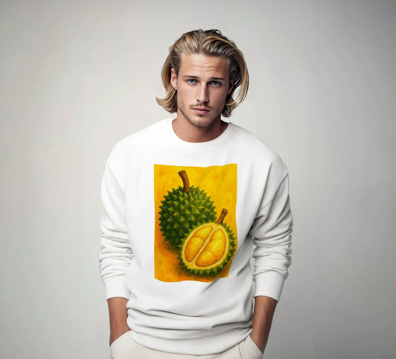 durians imaginación abstracta a todo color sudadera de ameera