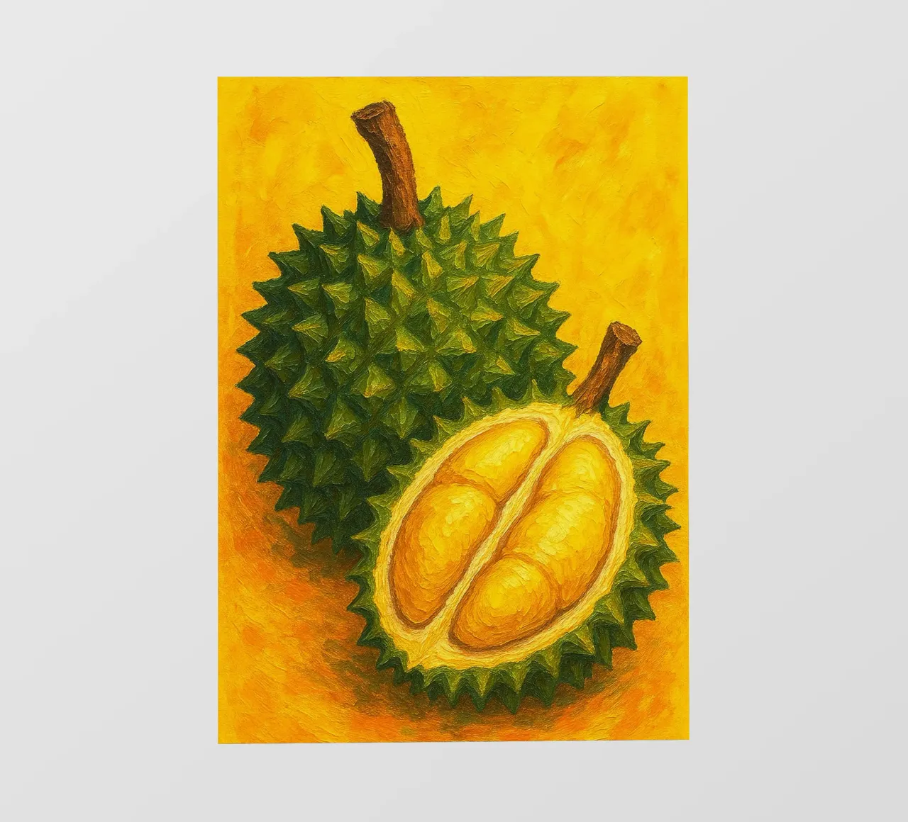 durians imaginación abstracta a todo color lámina retroiluminada de ameera