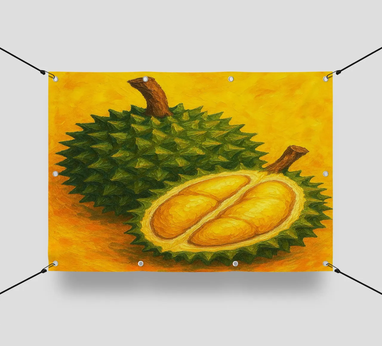 durians imaginación abstracta a todo color lonas publicitarias de ameera