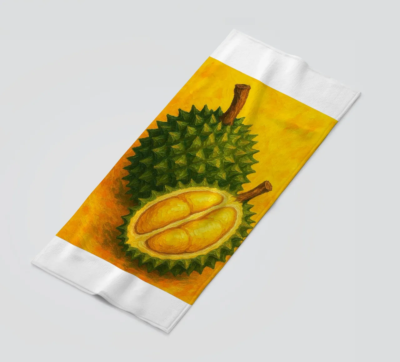 durians imaginación abstracta a todo color toalla de playa de ameera