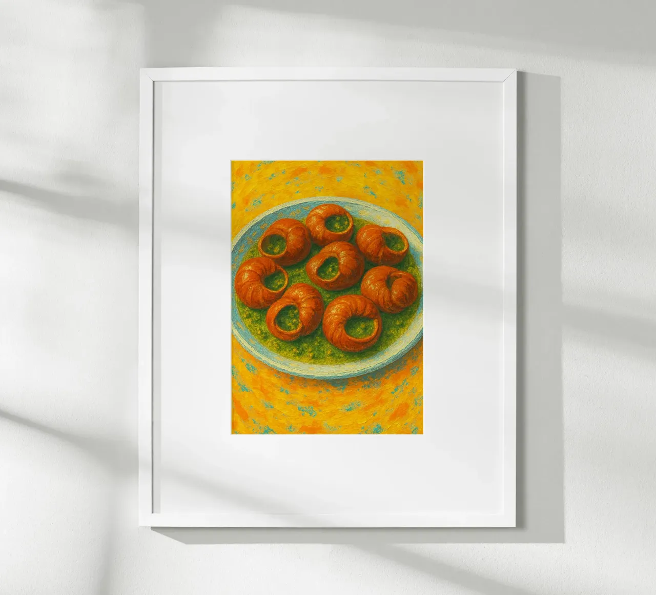 escargot abstract imagination full color poster by ameera