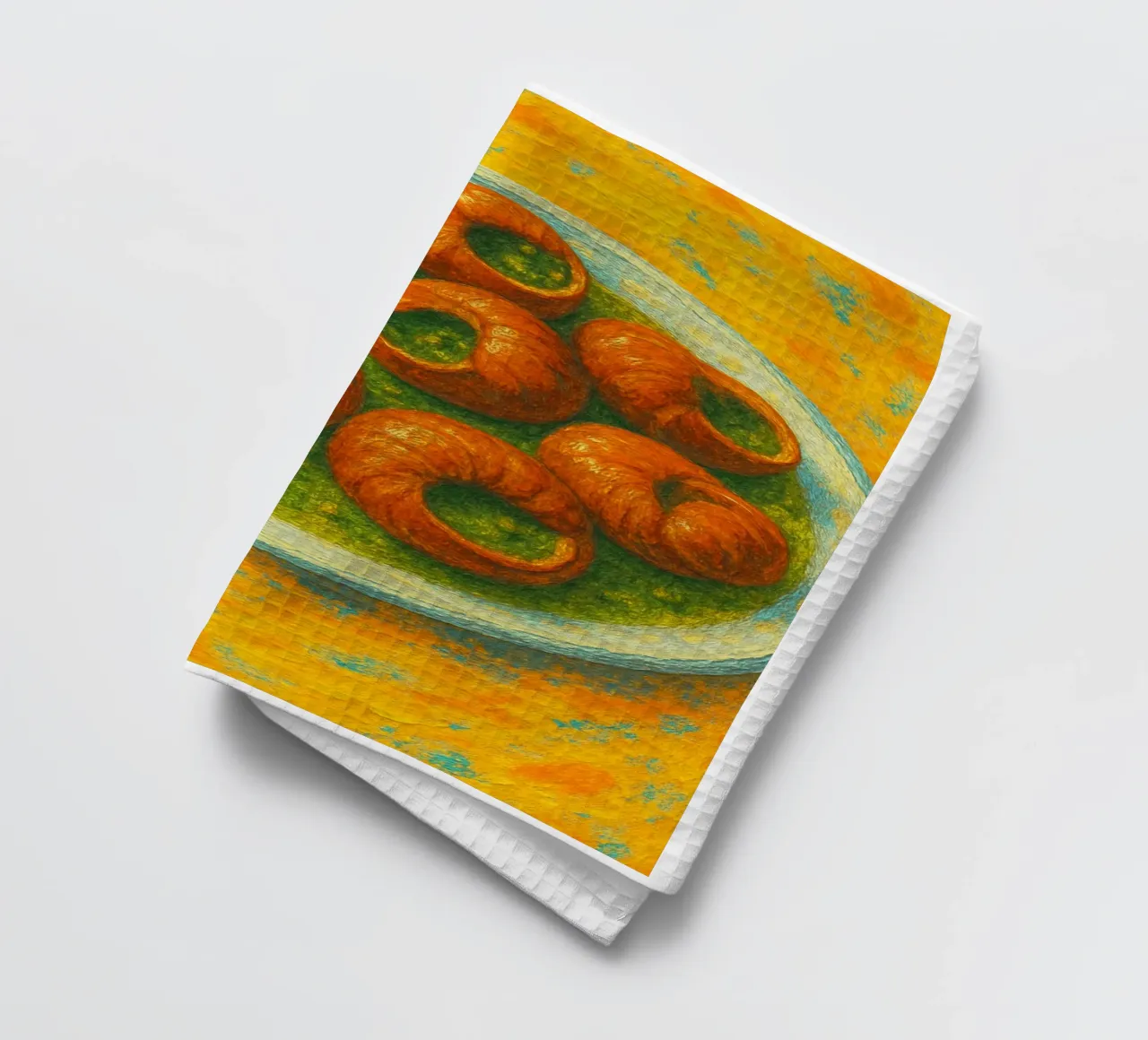 escargot imagination abstraite couleur torchon de ameera
