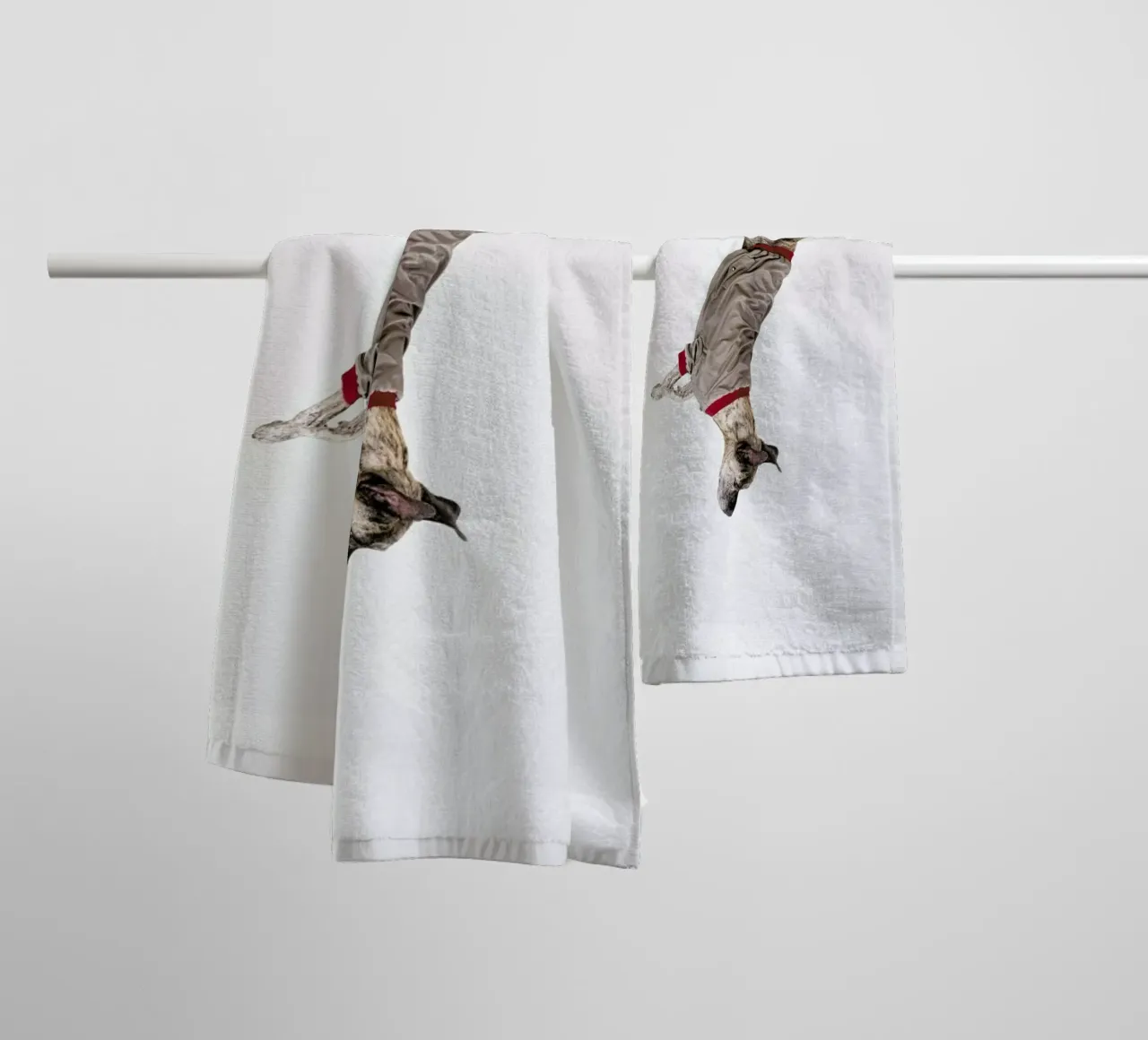 The Tailwaggers 1-2 asciugamano da bagno da Paul Aidan Perry