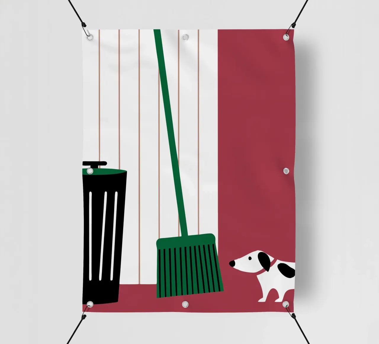 The Broom and the Dog pvc cover by LOOK DIFFERENT