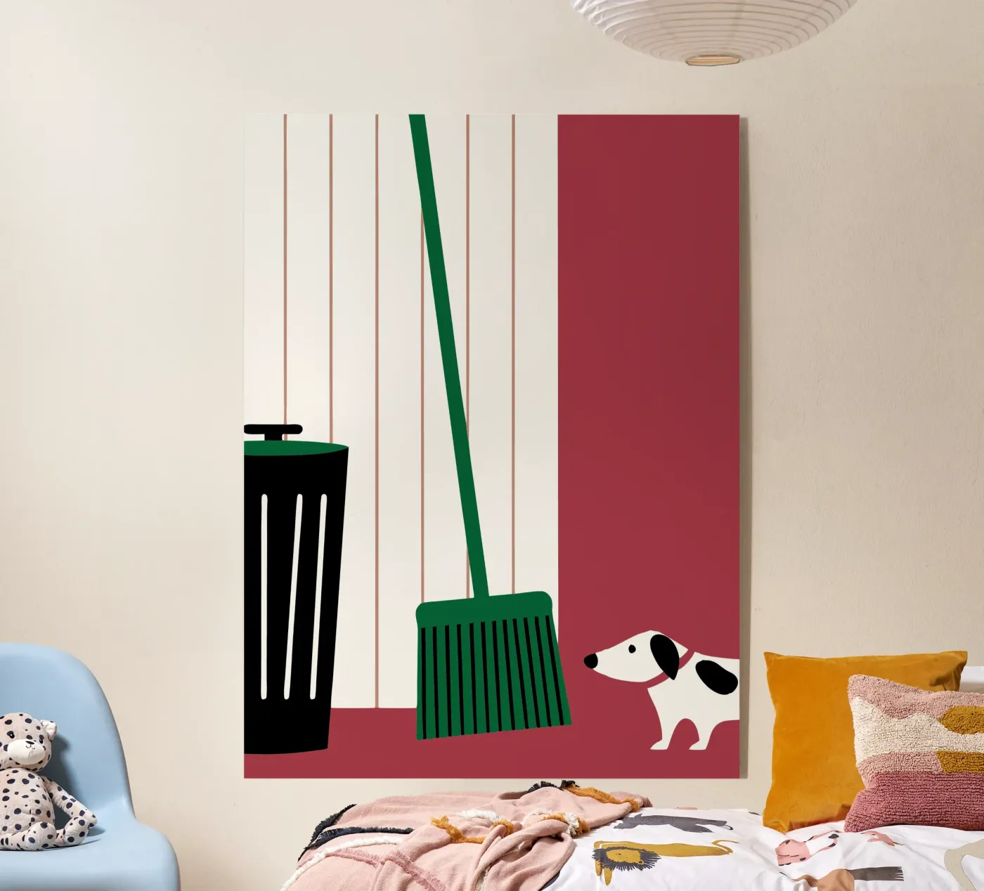 La scopa e il cane plexiglass da LOOK DIFFERENT