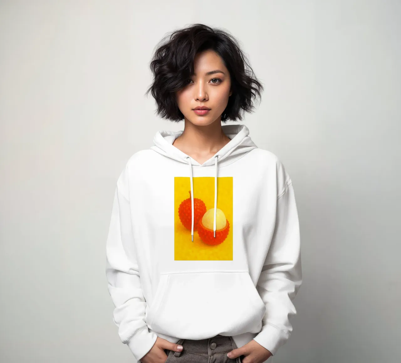 lichi imaginación abstracta a todo color sudadera con capucha de ameera