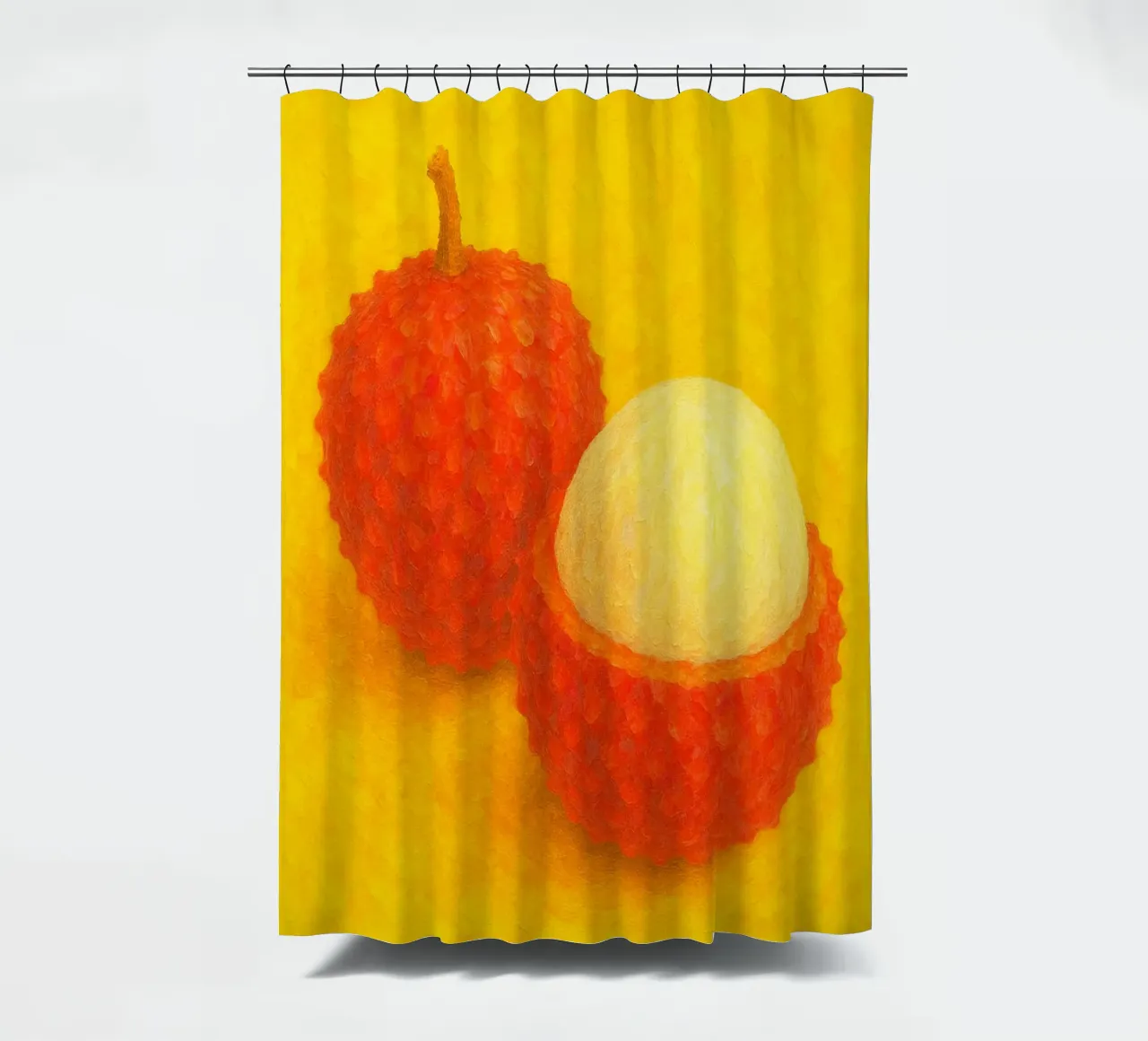 lychee abstract imagination full color shower curtain by ameera