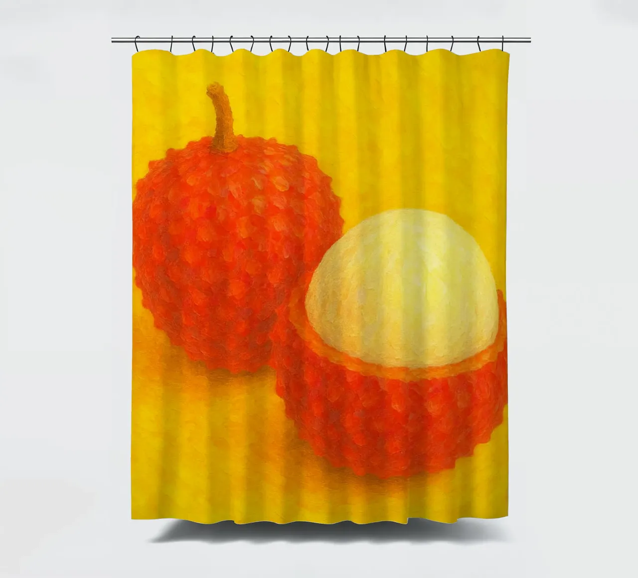 lychee abstract imagination full color shower curtain by ameera