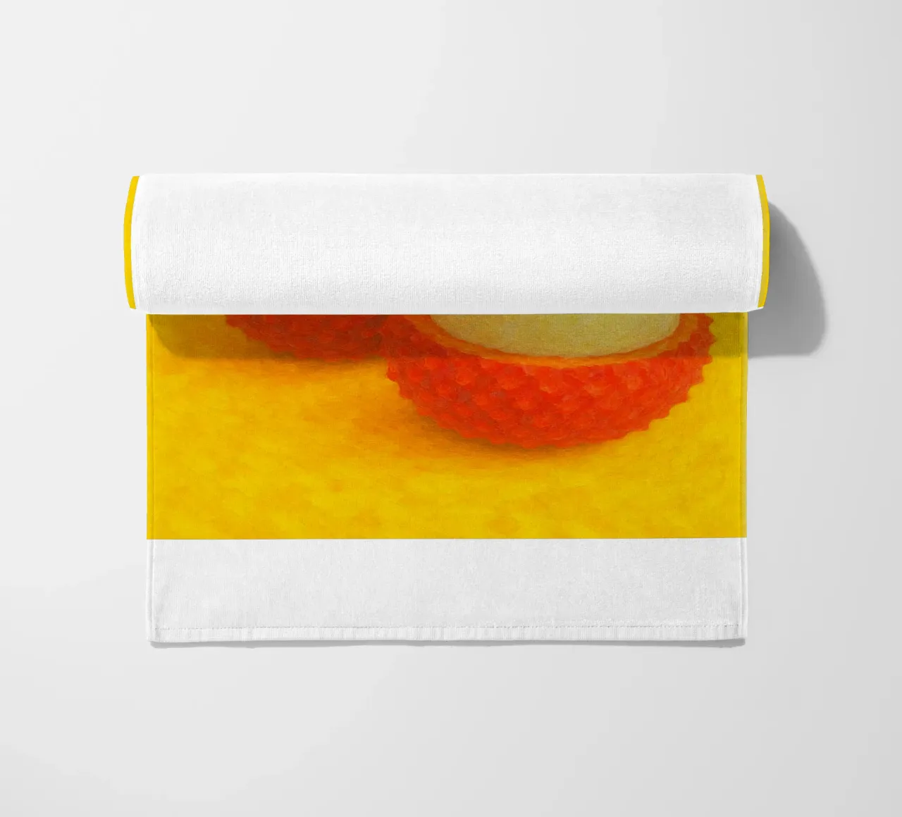 lychee abstract imagination full color beach towel by ameera