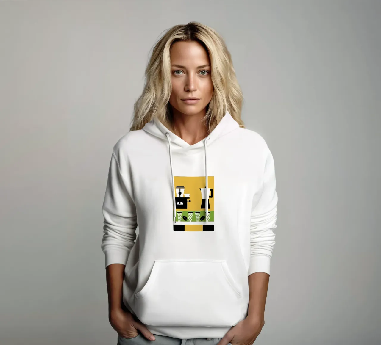 Attrezzature per la preparazione del caffè felpa con cappuccio da LOOK DIFFERENT