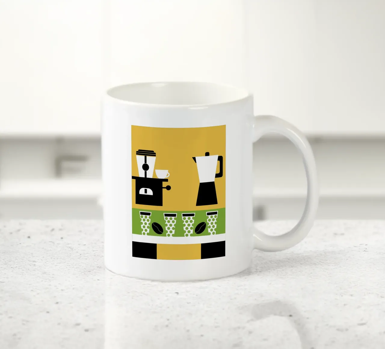 Attrezzature per la preparazione del caffè tazza in ceramica da LOOK DIFFERENT
