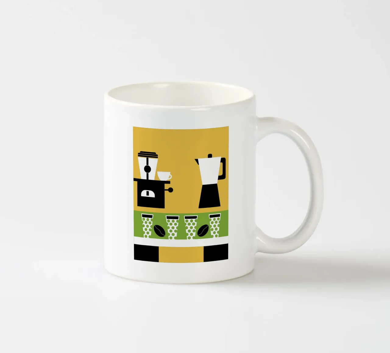 Attrezzature per la preparazione del caffè tazza in ceramica da LOOK DIFFERENT