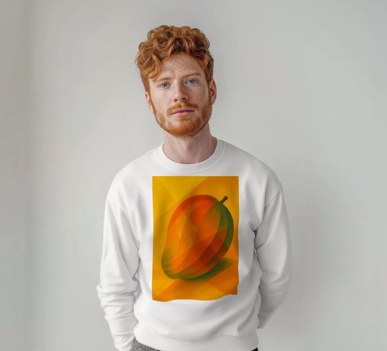 mango imaginación abstracta a todo color sudadera de ameera