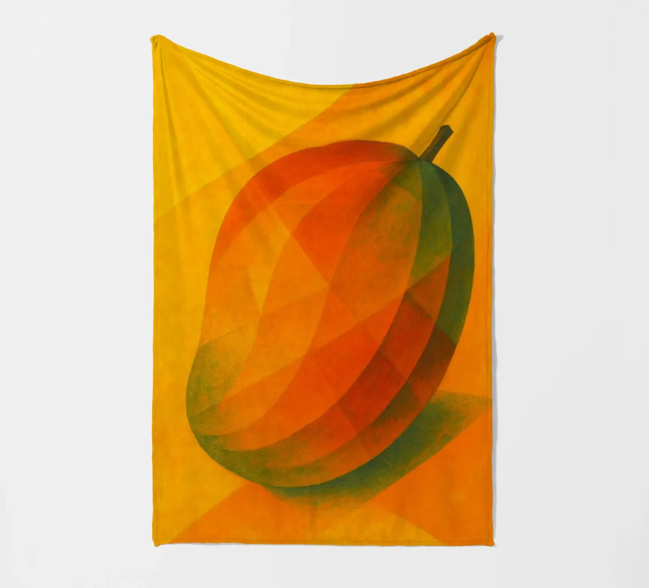 mango abstract imagination full color fleece blanket by ameera
