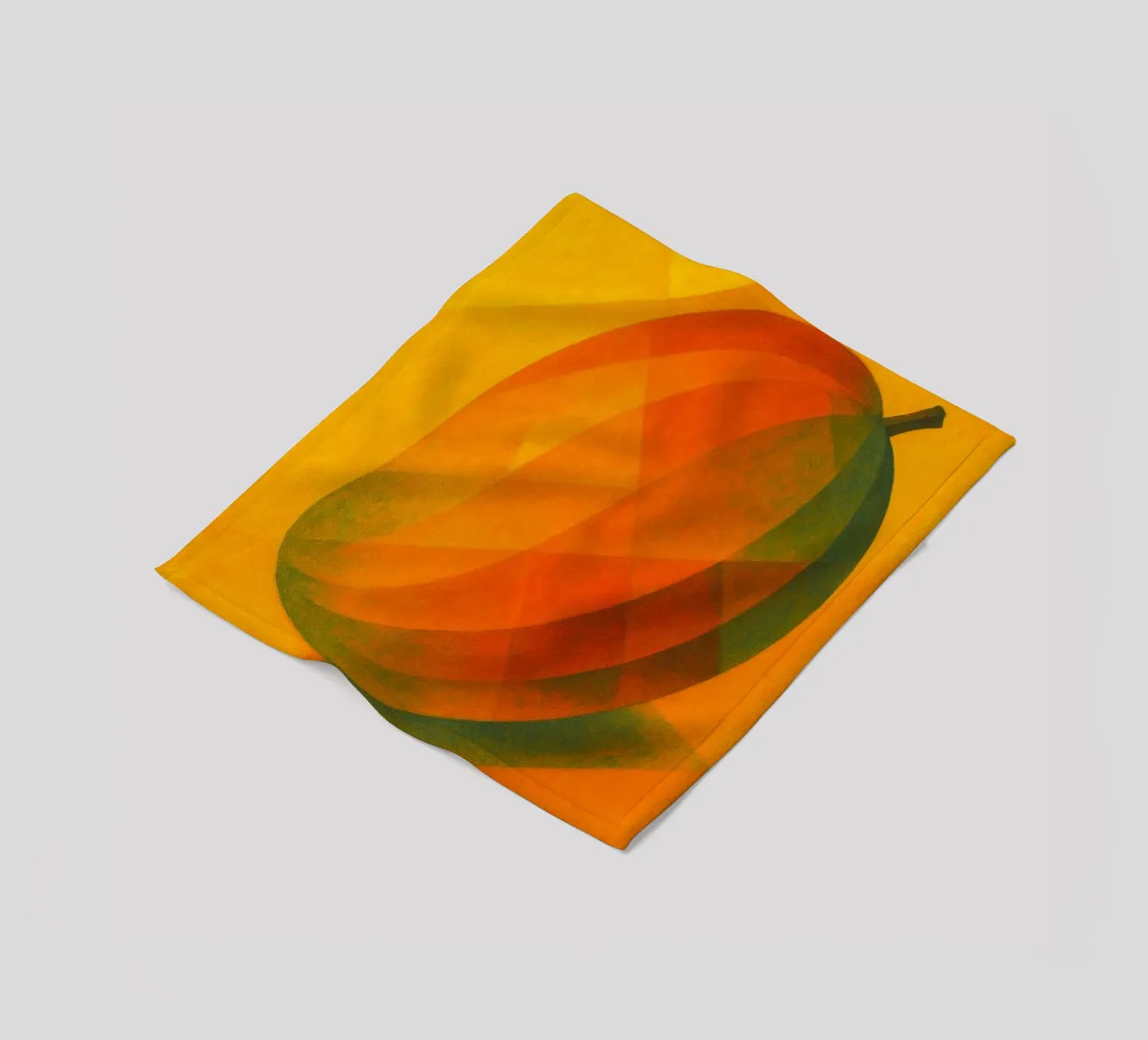 mango abstract imagination full color fleece blanket by ameera