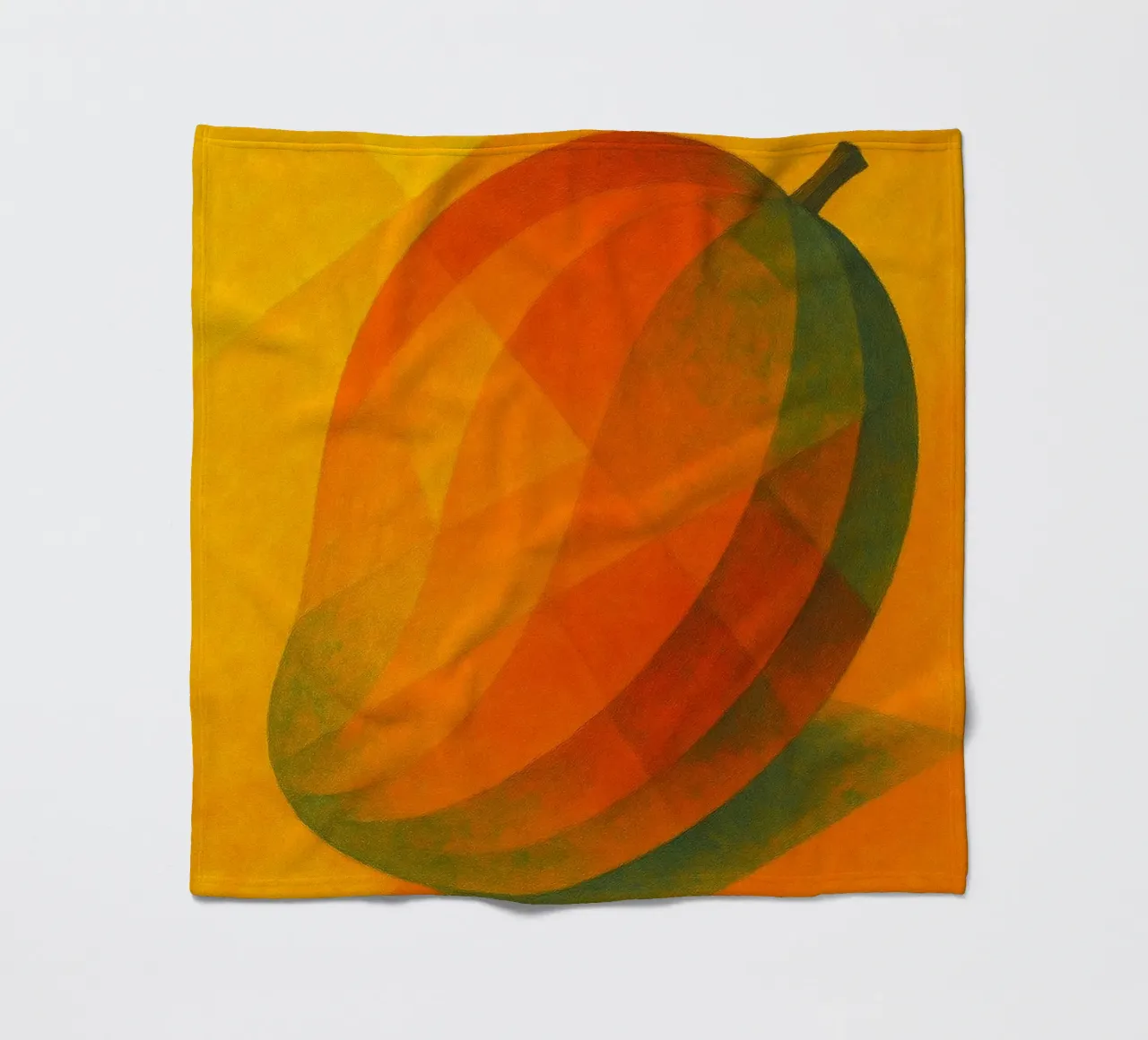 mango abstract imagination full color fleece blanket by ameera