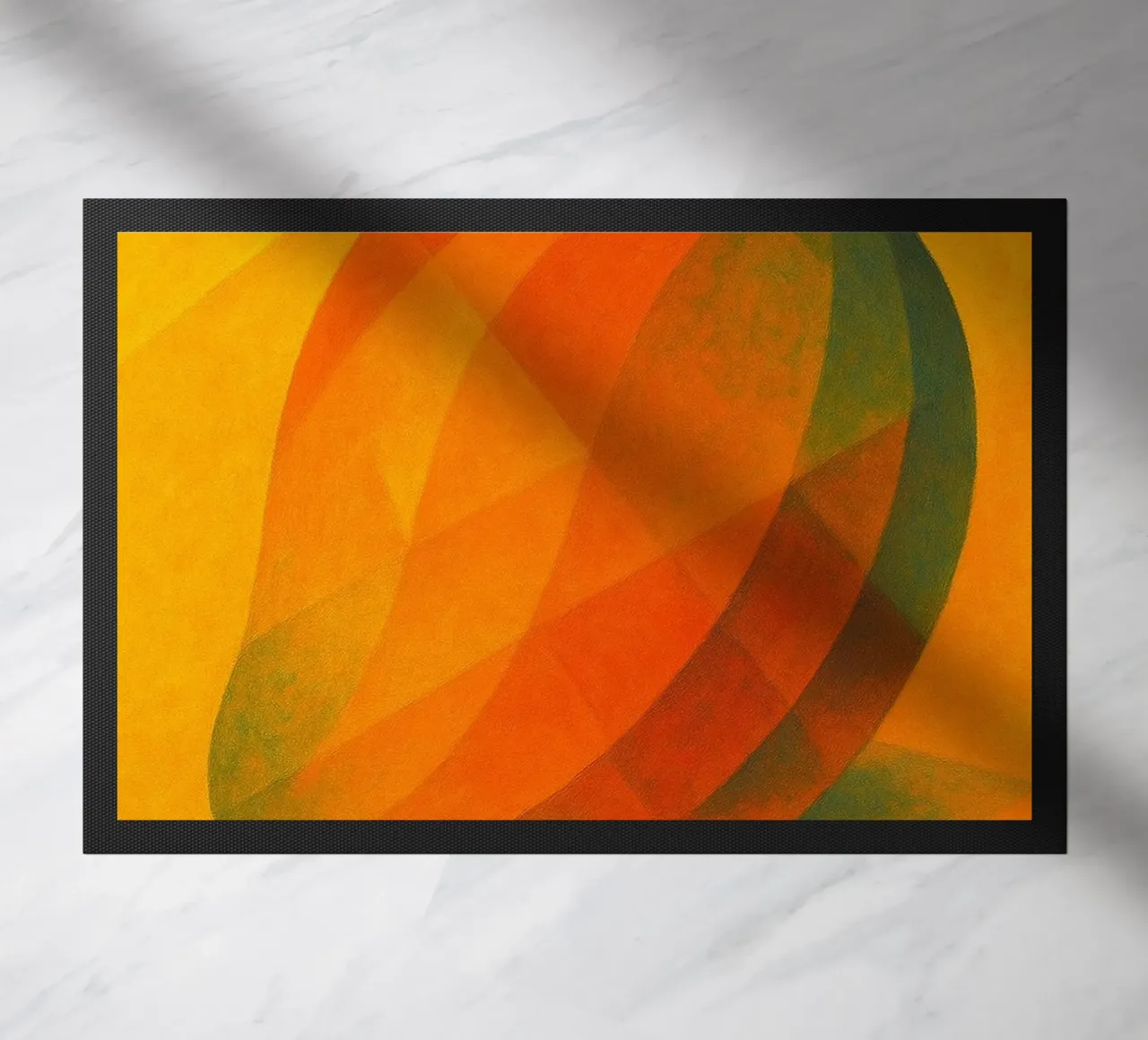 mango imaginación abstracta a todo color felpudo de ameera