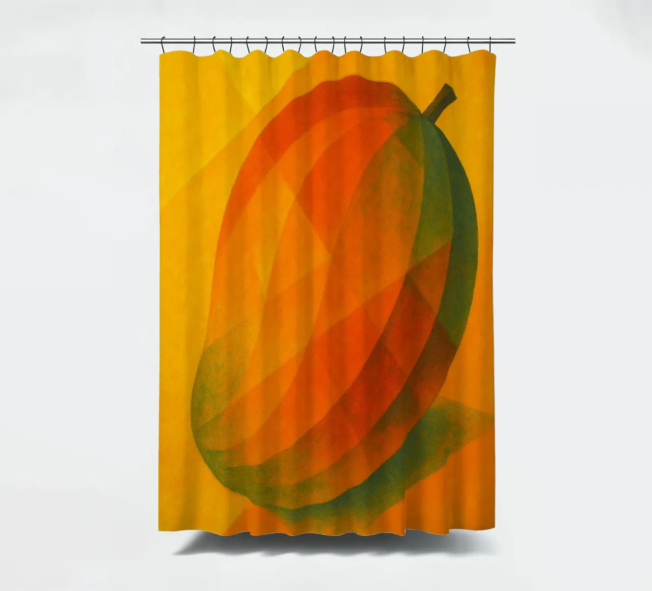 mango abstract imagination full color shower curtain by ameera
