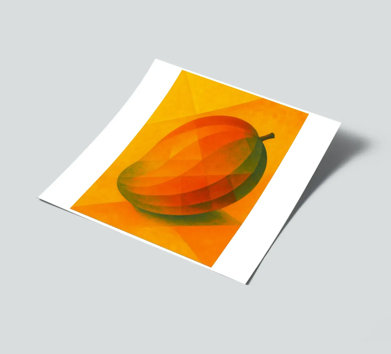 mango abstract imagination full color sticker sheet by ameera