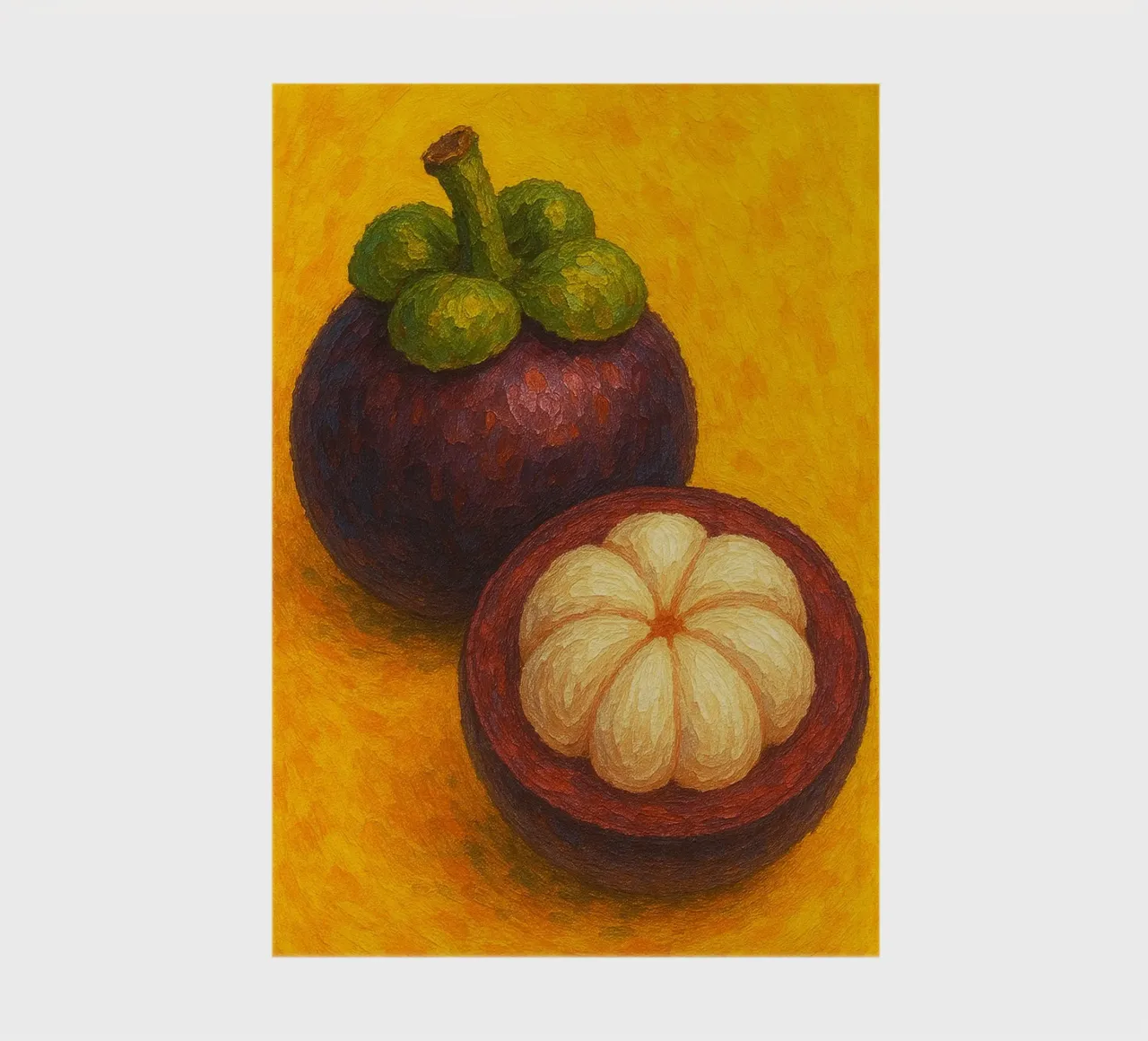 mangosteen abstract imagination full color notebook by ameera